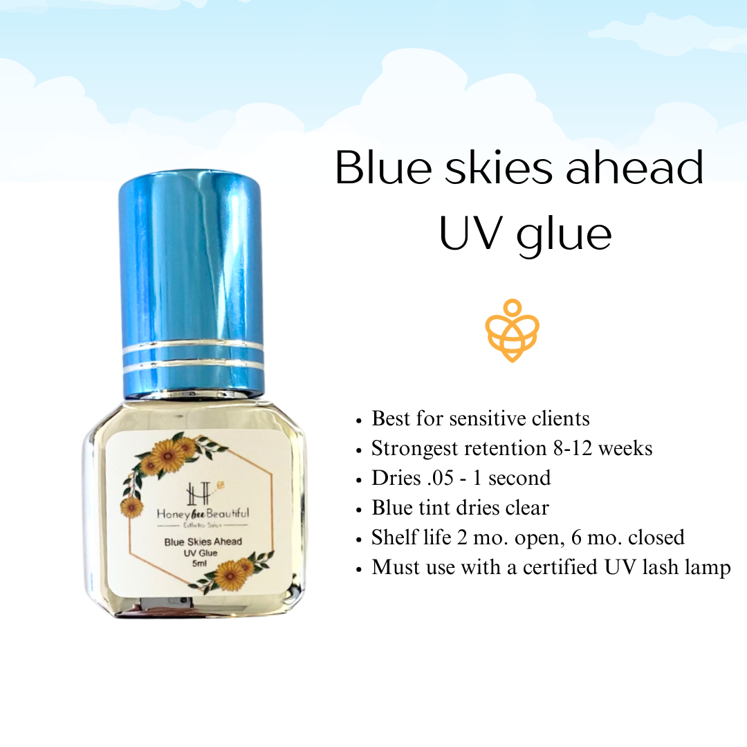 Blue skies ahead UV glue