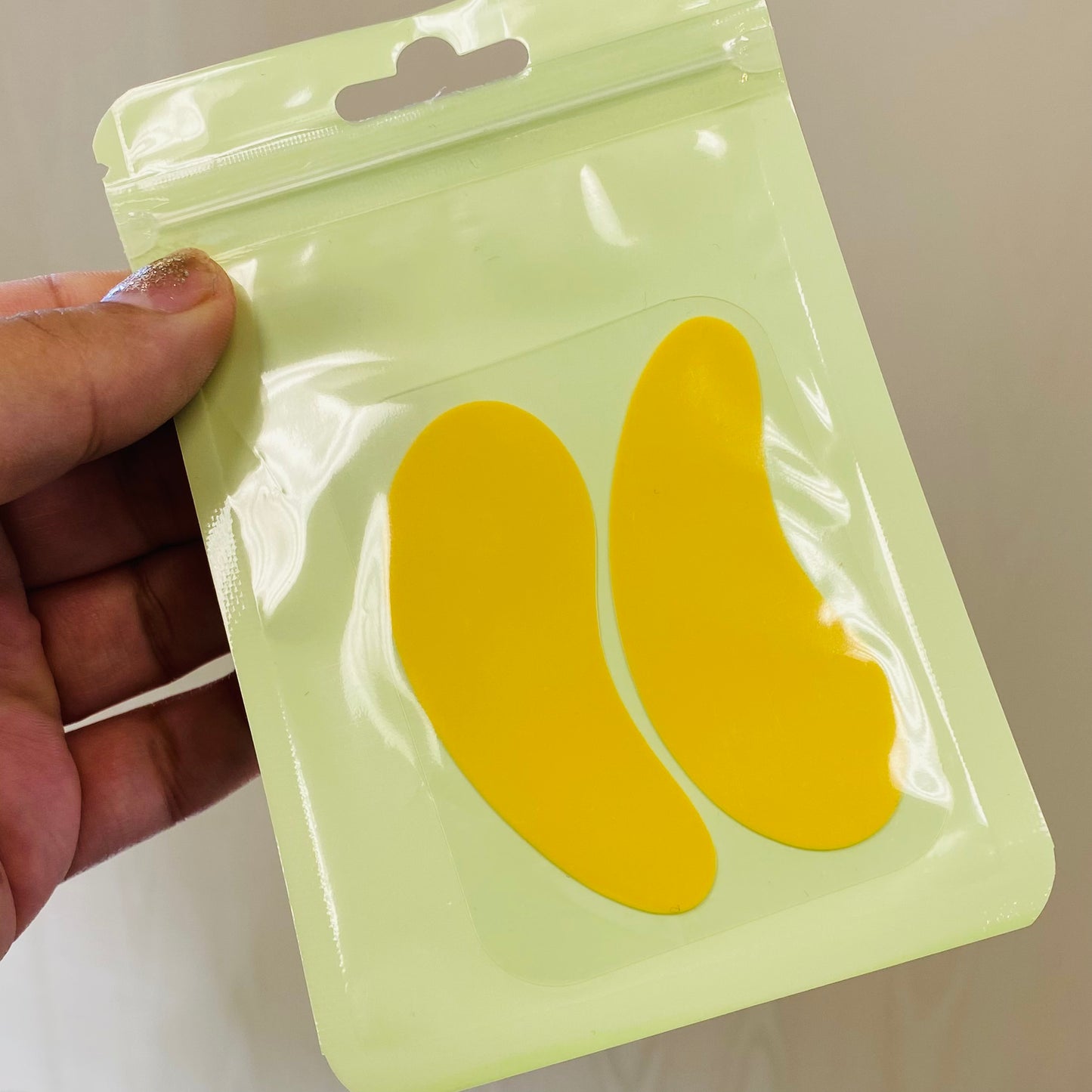 Reusable eye pads- Yellow round