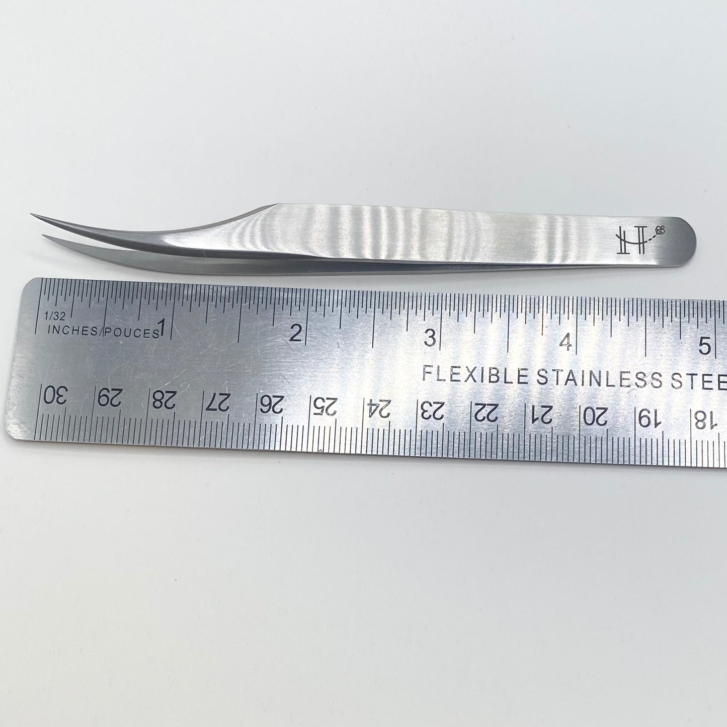 Curved Angled tweezer